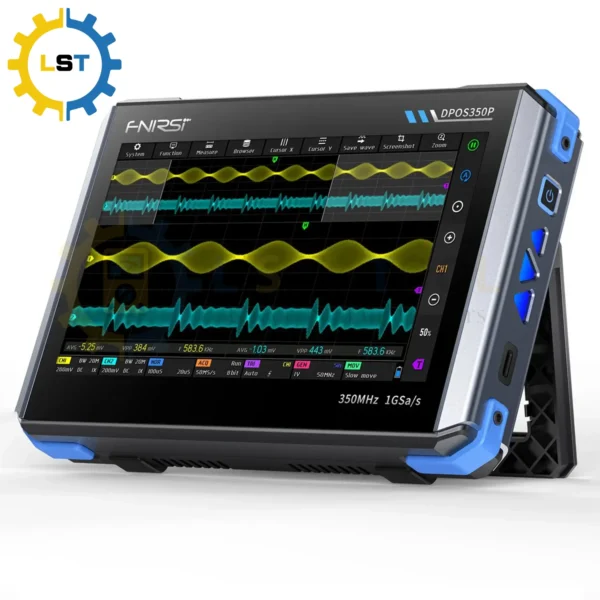Fnirsi DPOS350P 4-IN-1 350MHz 1GSPS Tablet Oscilloscope Signal Generator Spectrum Analyzer Frequency Response Analyzer