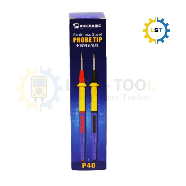 Mechanic P40 1000V / 20A 0.2mm High Precision Stainless Steel Multimeter Test Leads