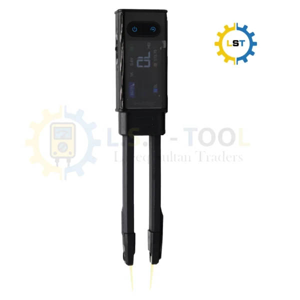 FNIRSI LCR ST2-S 100kHz LCR ESR Meter Tweezer, SMD Component Tester, Auto Sort Compare, Resistor, Inductor, Diode, Capacitor Tester, Measures Voltage, Continuity, Full-Band Scan, Series/Parallel Mode
