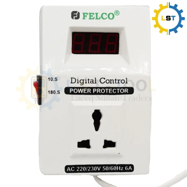 Felco Digital Control Power Protector Specifically Designed To Protect Home Appliances From Voltage Fluctuations