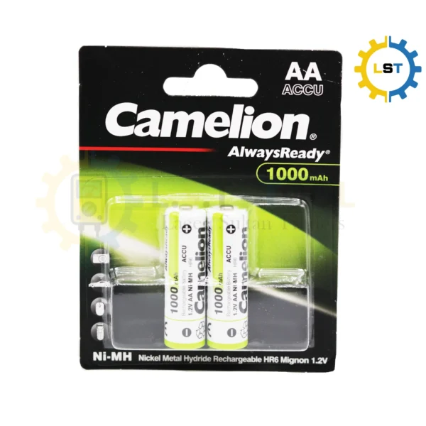 Camelion AlwaysReady AA Ni-MH 1000mAh Rechargeable Batteries