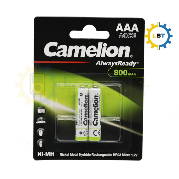 Camelion AlwaysReady AAA Ni-MH 800MAH Rechargeable Batteries