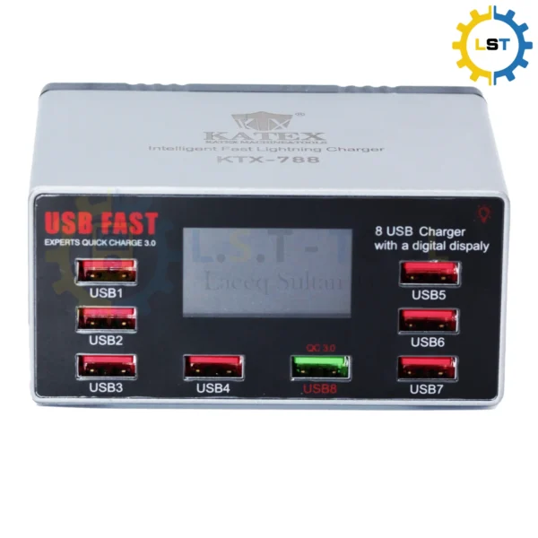 KATEX KTX-788 8Port Intelligent Fast Lightning Charger