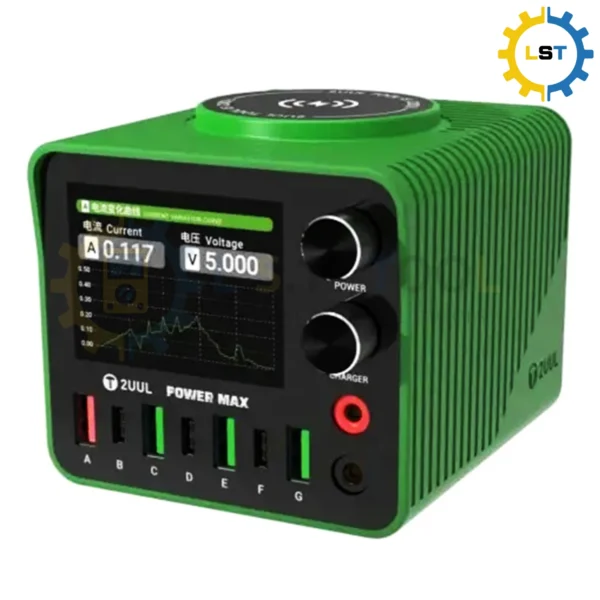 2UUL PC01 Power Max 200W Multi-Port Charger Adjustable Voltage Integrated Power Supply