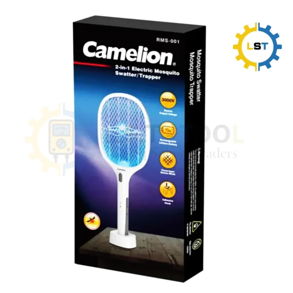 Camelion RMS-001 2-in-1 Electric Mosquito Swatter/Trapper