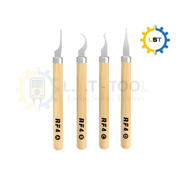 RF4 RF-KH15 4-Piece Precision Pry Blade Tool Set designed For Mobile Device Computer Motherboard Repair